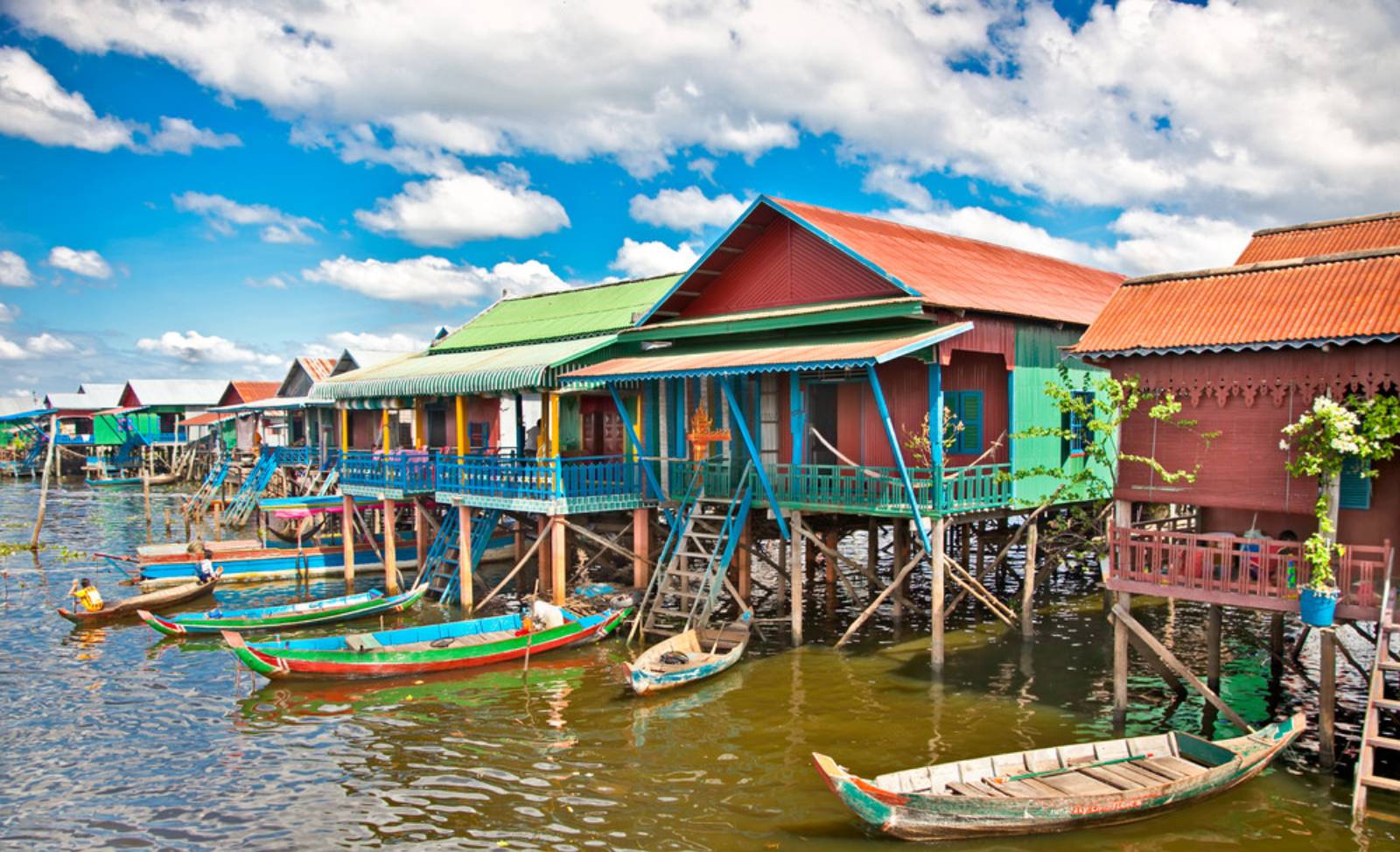 Local life at Tonle Sap Lake