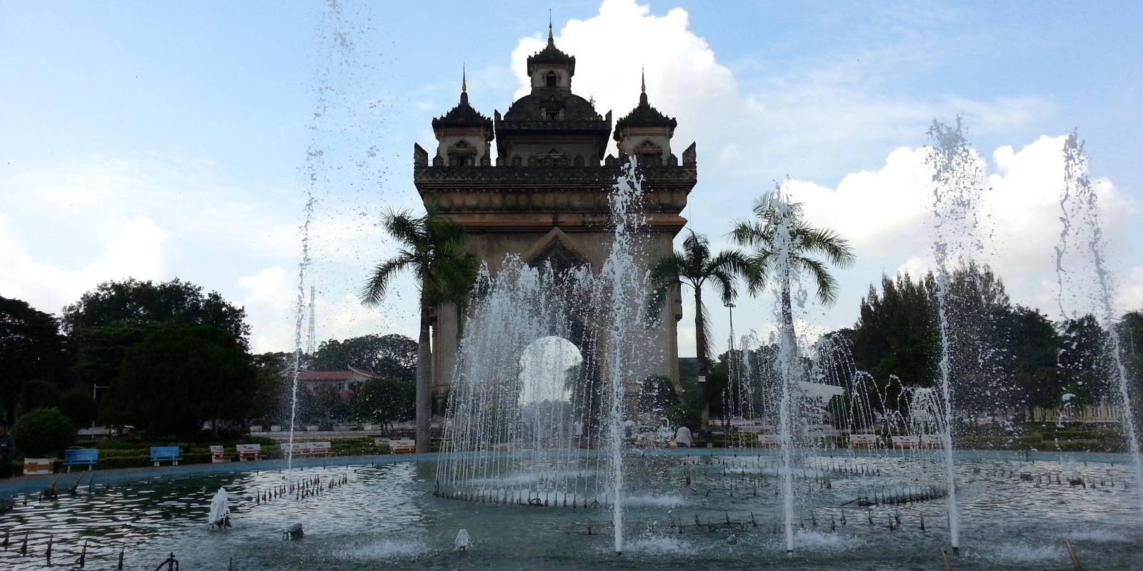 Patuxai in Vientiane, Laos