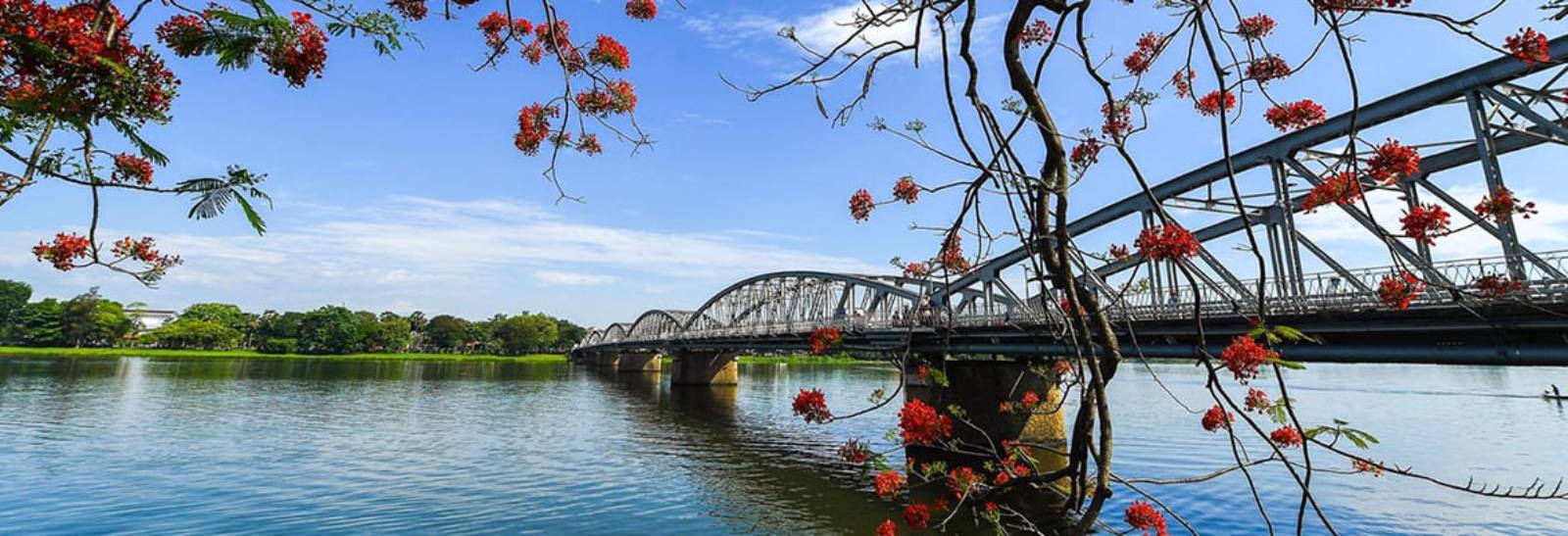 Perfume River in Hue, Vietnam